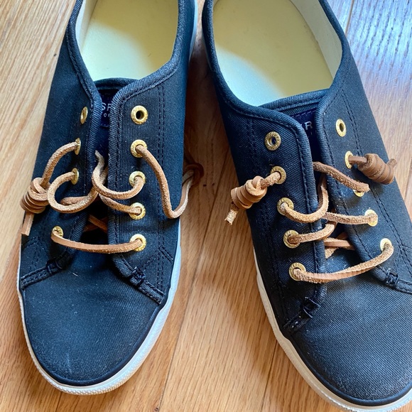 Sperry’s Top Sider slip on sneakers, black, size 8.5 - Picture 7 of 7